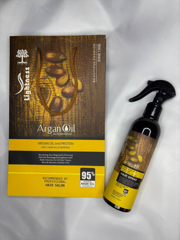 اسپری بازکننده گره مو آرگان لایتنس Lightness