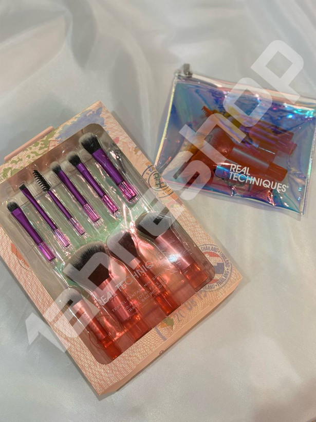 مینی براش مسافرتی ۱۰ تیکه ریل تکنیک Real Techniques