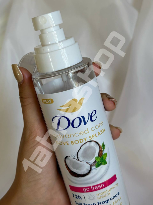 بادی اسپلش و ضد تعریق ۷۲ ساعته نارگیل و گلابی داو 400 میل Dove