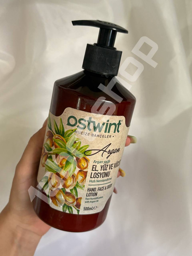 کره بدن مناسب صورت و زدم استوینت با رایحه زیتون و آرگان ۵۰۰ میل Ostwint