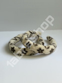 تل سر خز روسی وارداتی پاییزه زمستانه طرح گلدار ترند (Floral Faux Fur Headband)