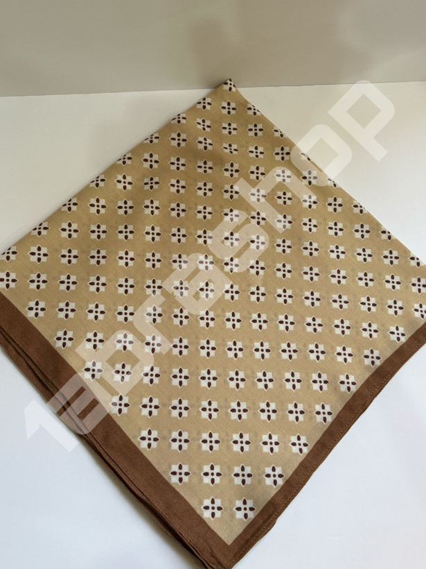 مینی اسکارف وارداتی طرح لویی نسکافه ای